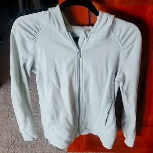 Lulu light mint green full zip hoodie